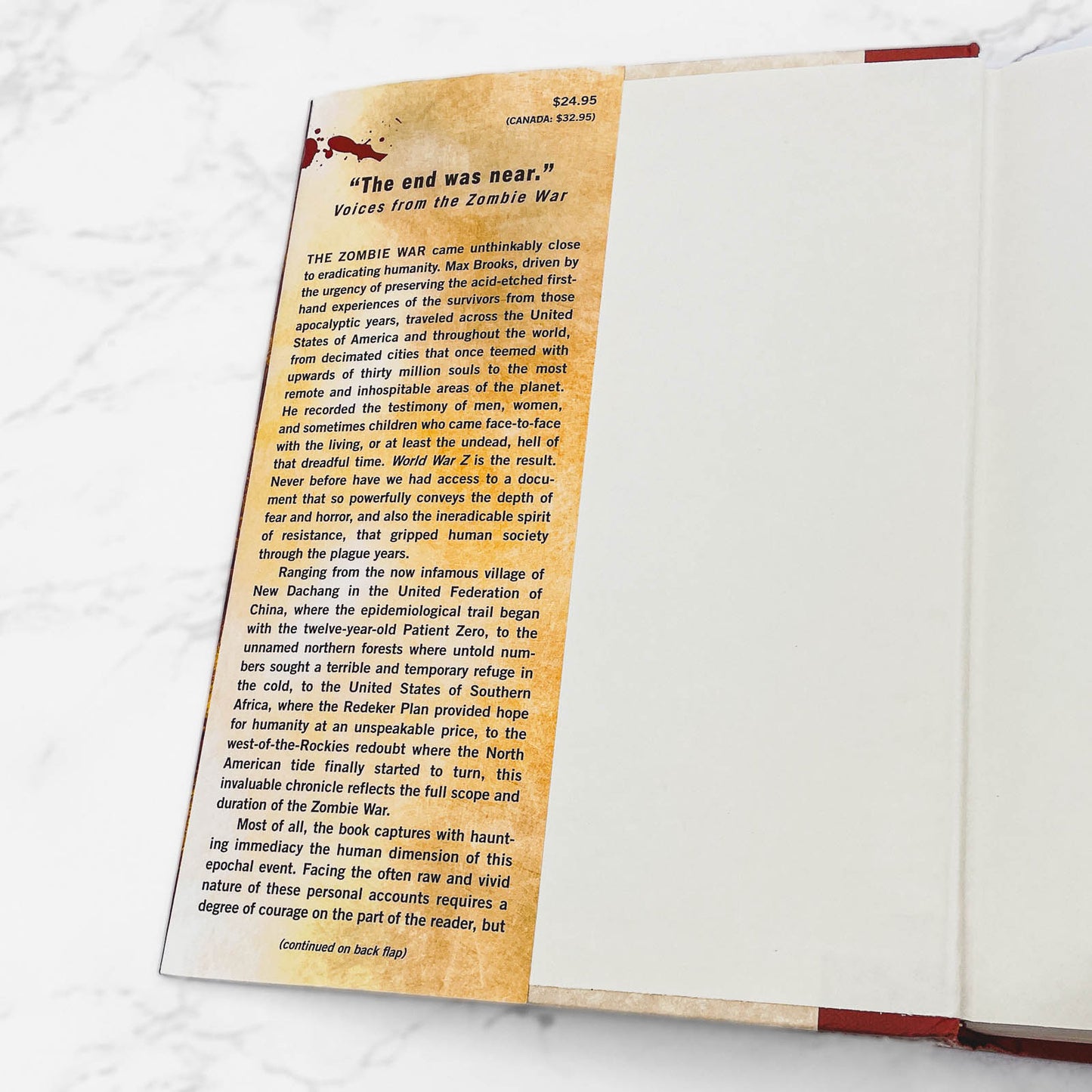 World War Z by Max Brooks [FIRST EDITION] 2006 • Crown