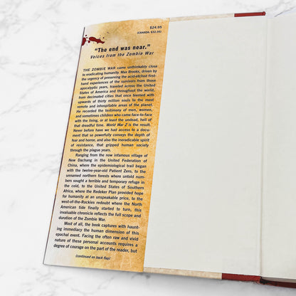 World War Z by Max Brooks [FIRST EDITION] 2006 • Crown