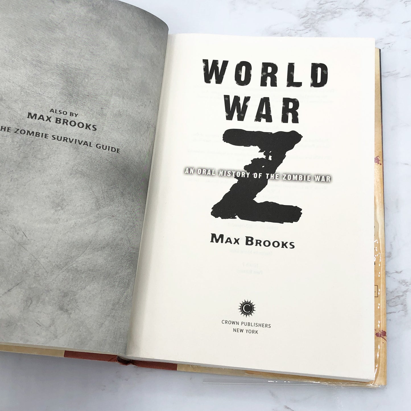 World War Z by Max Brooks [FIRST EDITION] 2006 • Crown