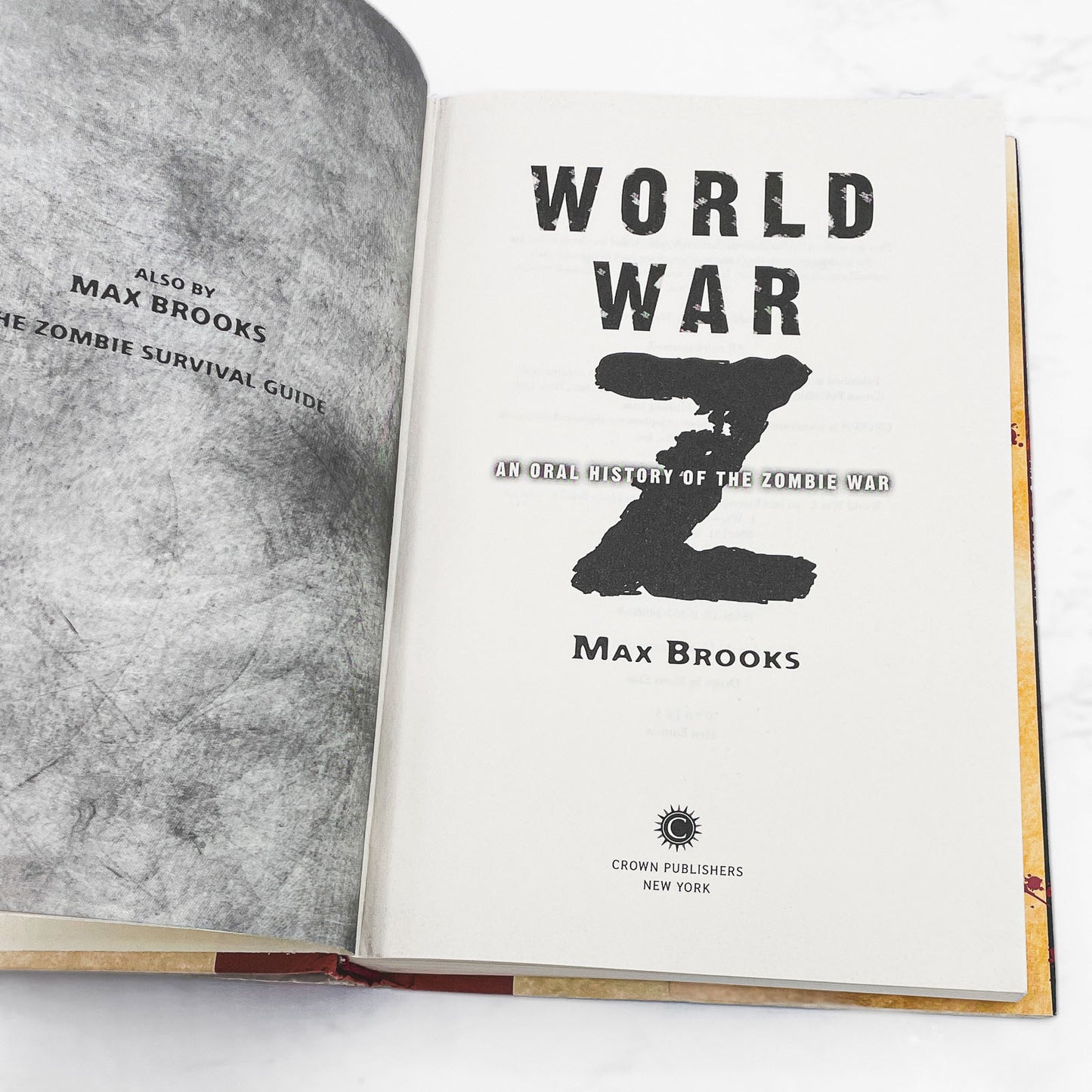 World War Z by Max Brooks [FIRST EDITION] 2006 • Crown