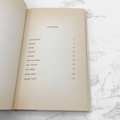 The Wisdom of Thoreau by Henry David Thoreau [FIRST EDITION] 1967 • Philosophical Library