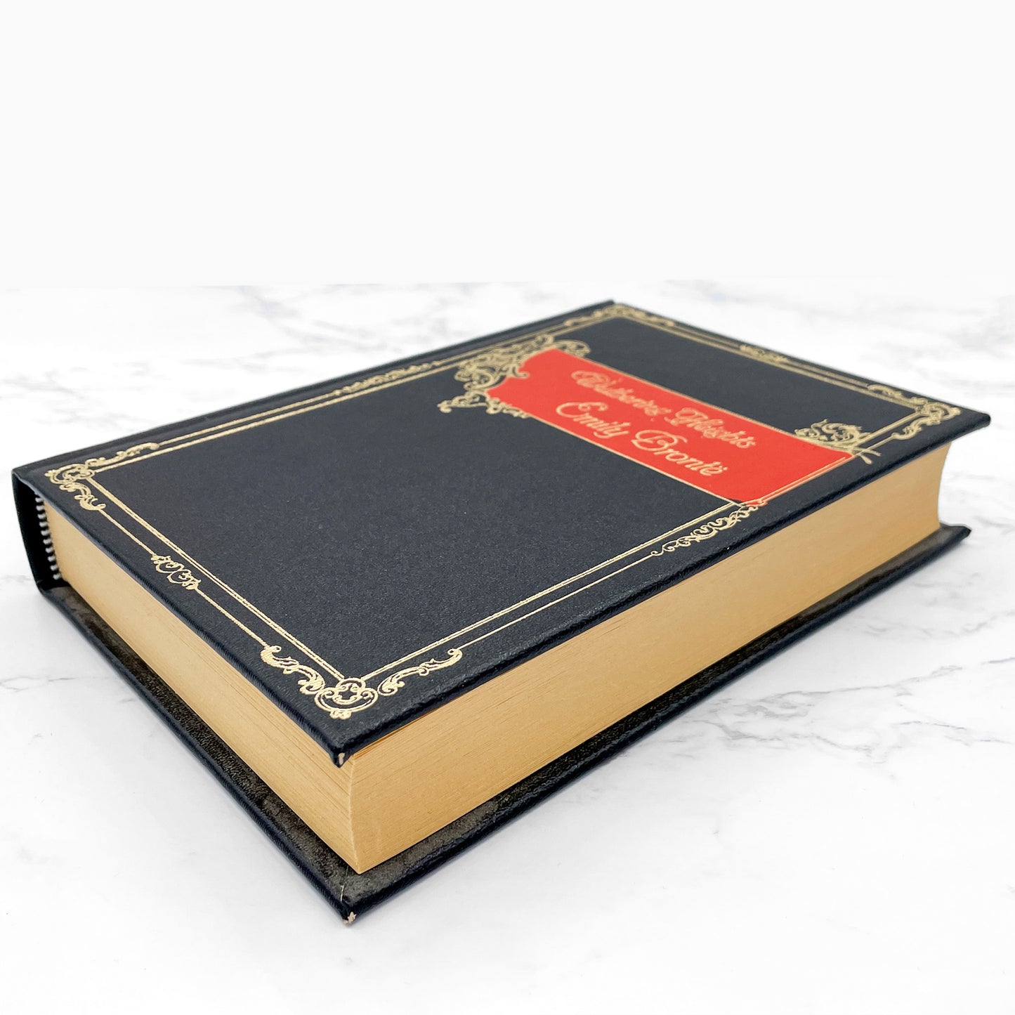 Wuthering Heights by Emily Bronte [LEATHER-BOUND HARDCOVER] 1986 • The Booklovers Library