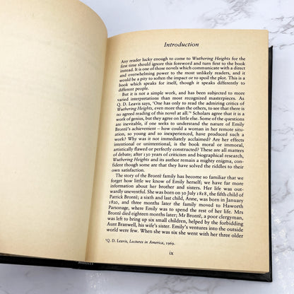 Wuthering Heights by Emily Bronte [LEATHER-BOUND HARDCOVER] 1986 • The Booklovers Library