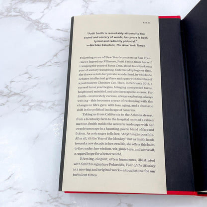Year of the Monkey by Patti Smith [FIRST EDITION • FIRST PRINTING] 2019 • Knopf