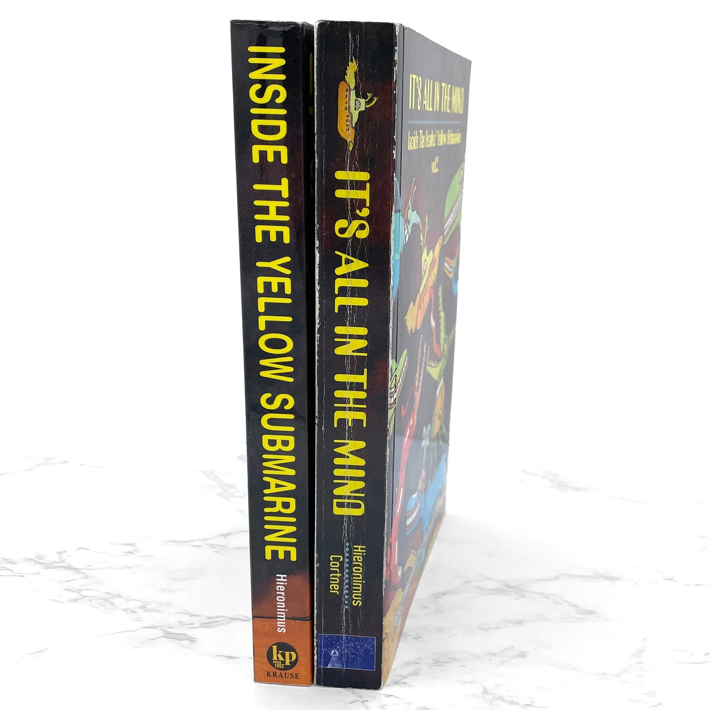 Inside the Yellow Submarine Vol I & II: It's All in the Mind by Robert R. Hieronimus SIGNED! x2 [TRADE PAPERBACK SET]