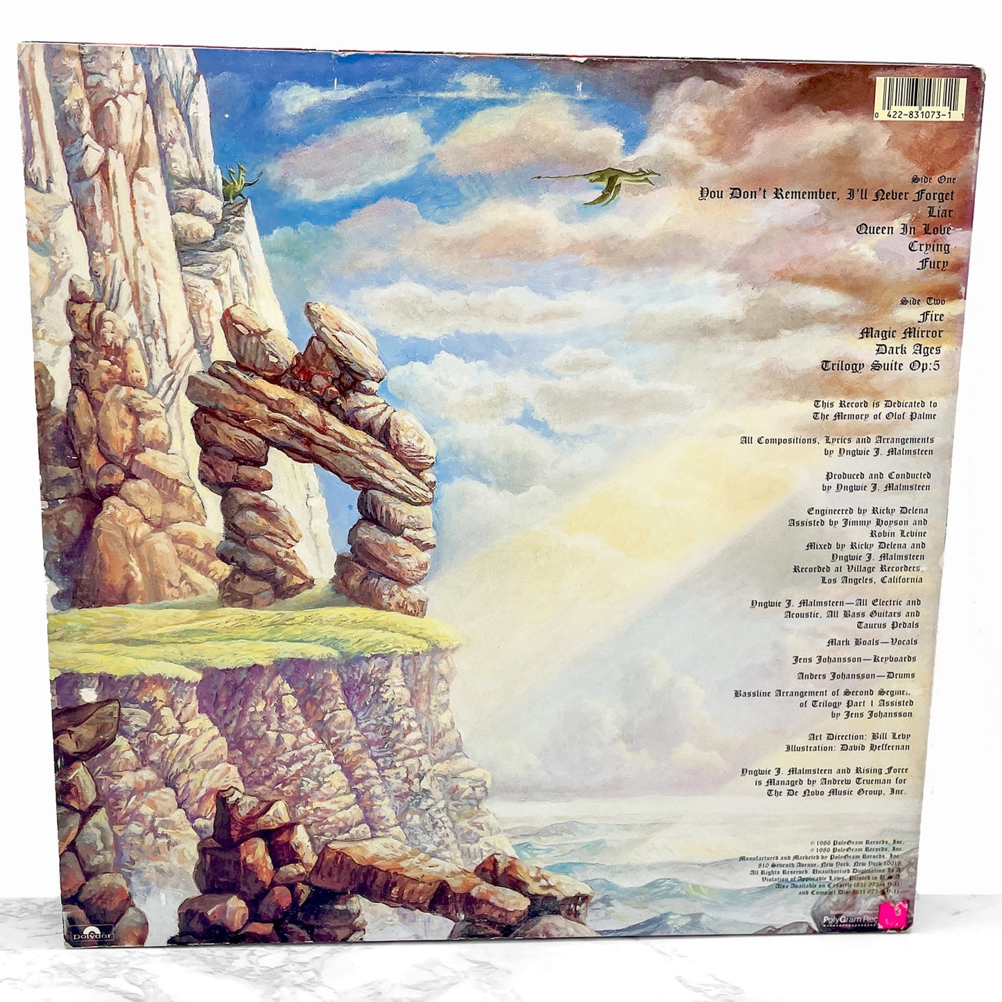 Yngwie J. Malmsteen – Trilogy [VINYL LP] 1986 • Original Pressing! • Polydor