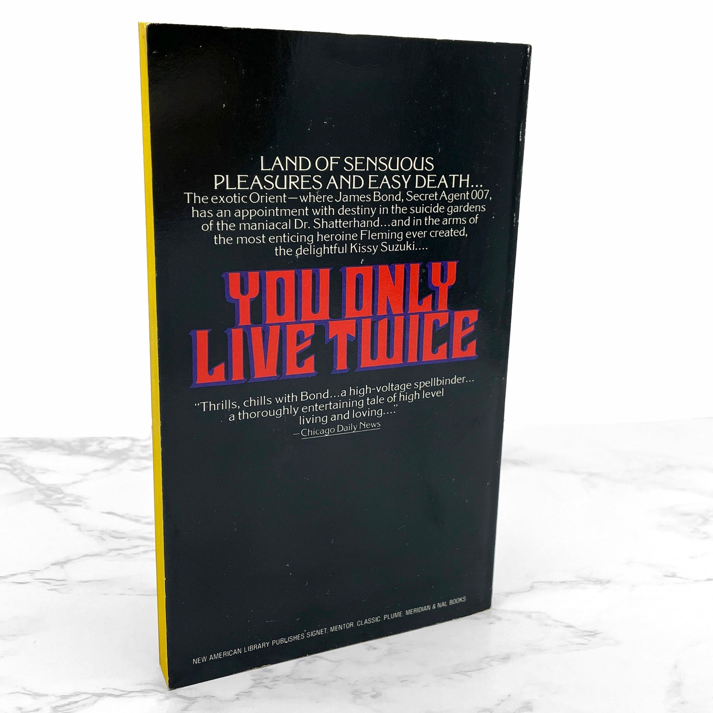 You Only Live Twice [James Bond #12] by Ian Fleming [1964 PAPERBACK] • Signet