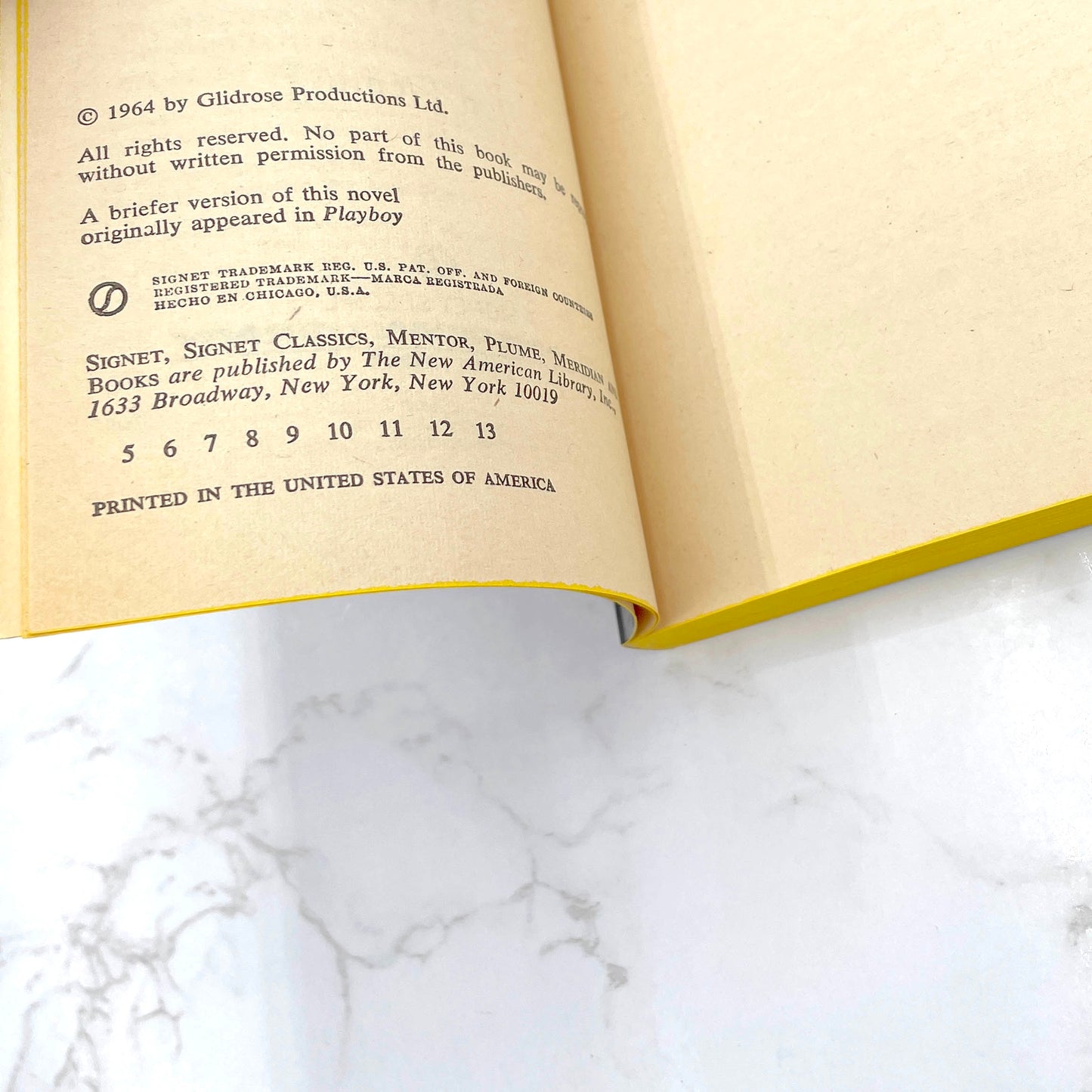 You Only Live Twice [James Bond #12] by Ian Fleming [1964 PAPERBACK] • Signet