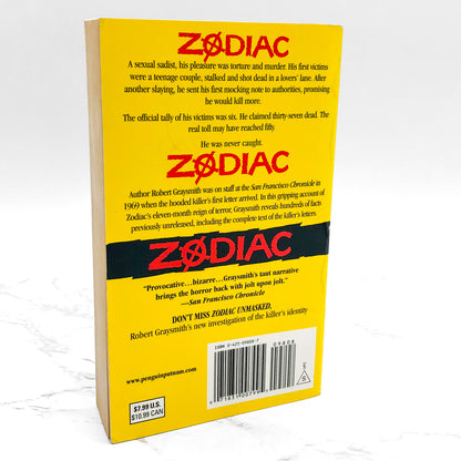 Zodiac by Robert Graysmith [FIRST PAPERBACK EDITION] 1987 • Berkley True Crime
