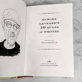 Elmore Leonard's 10 Rules of Writing [FIRST EDITION / FIRST PRINTING]