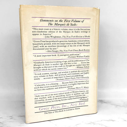 The 120 Days of Sodom & Other Writings by The Marquis de Sade [FIRST AMERICAN EDITION] 1966