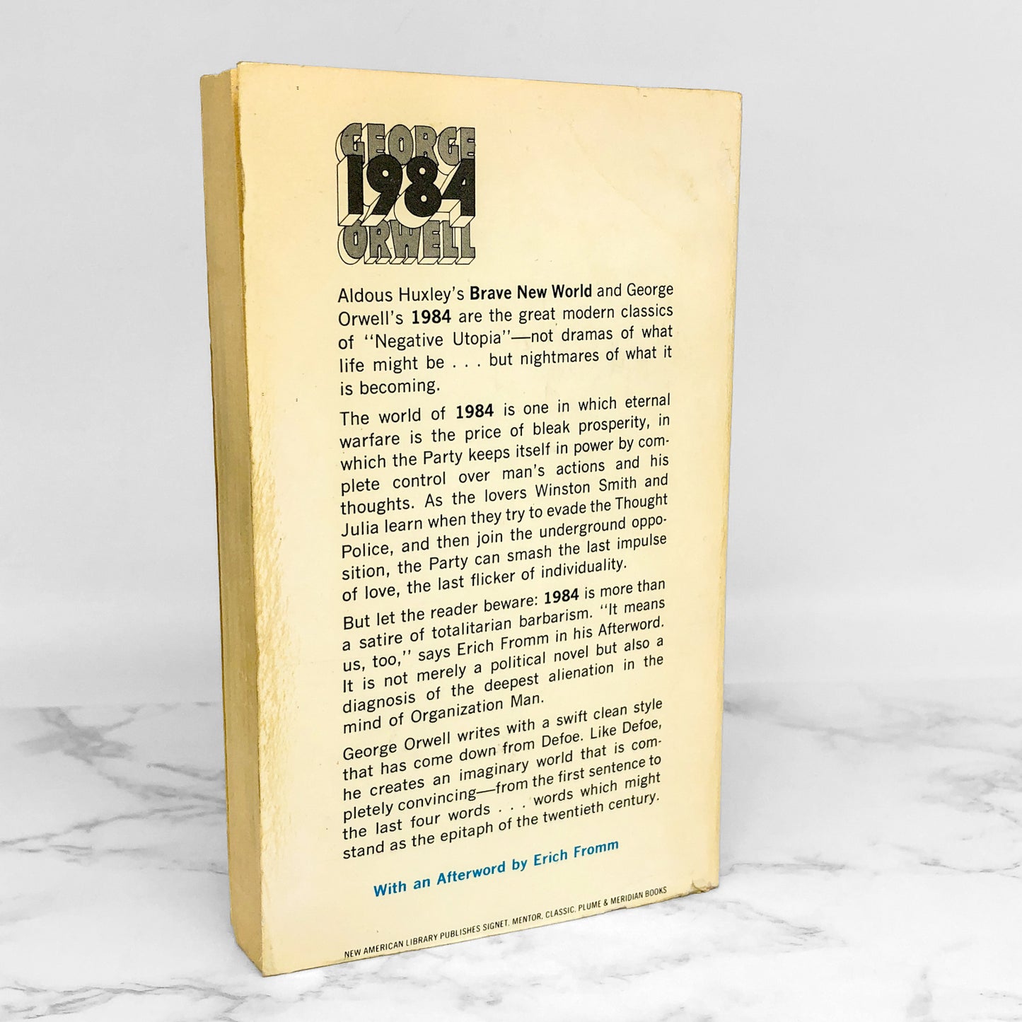 1984 by George Orwell [1961 PAPERBACK]