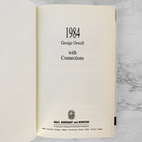 1984 with Connections by George Orwell [1999 HARDCOVER]