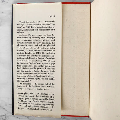 1985 by Anthony Burgess [FIRST EDITION / FIRST PRINTING]