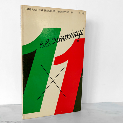 1 x 1 by E.E. Cummings [1972 PAPERBACK]