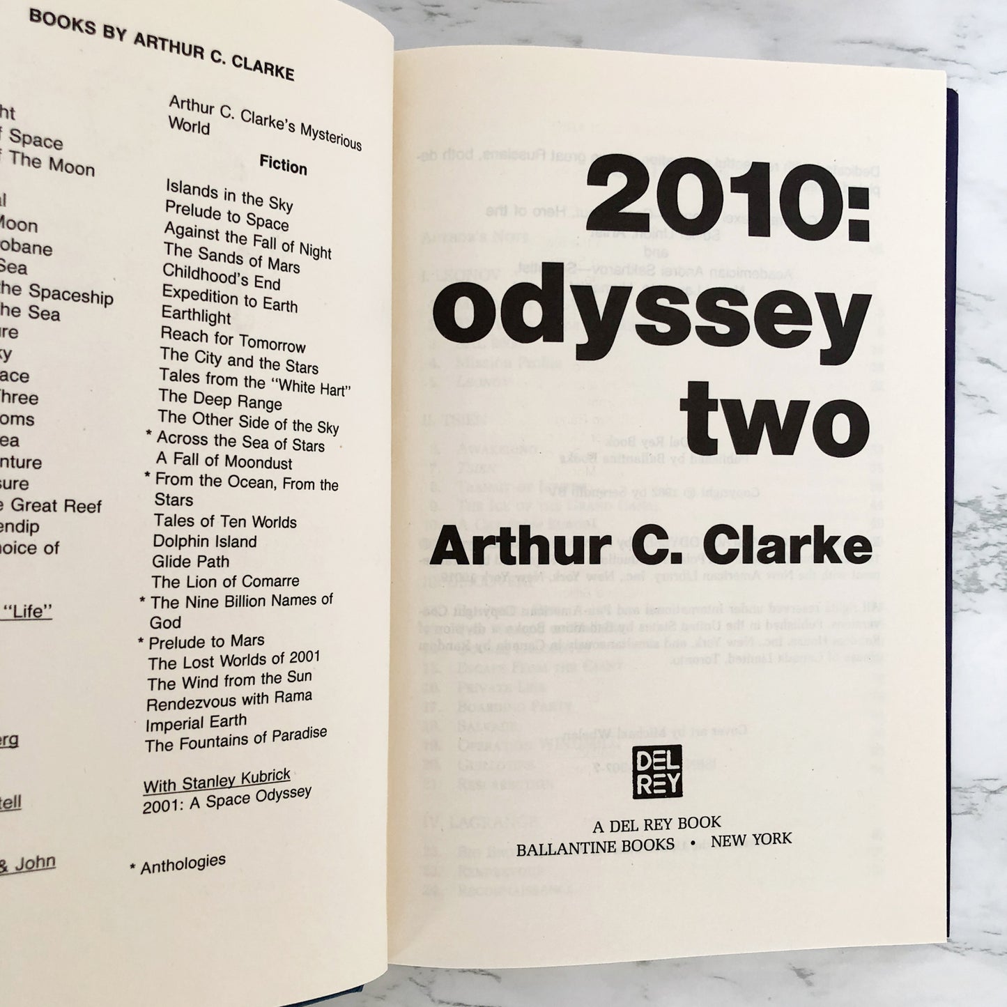 2010: Odyssey Two by Arthur C. Clarke [BOOK CLUB EDITION / 1982]