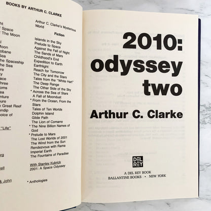 2010: Odyssey Two by Arthur C. Clarke [BOOK CLUB EDITION / 1982]