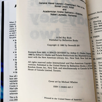 2010: Odyssey Two by Arthur C. Clarke [BOOK CLUB EDITION / 1982]