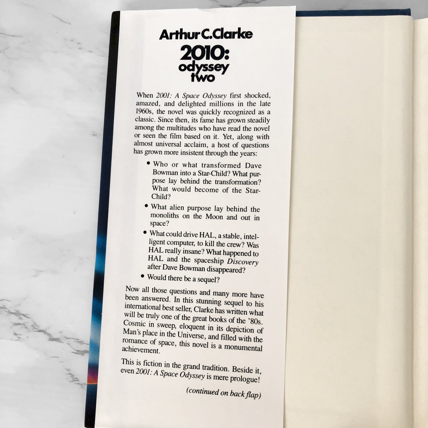 2010: Odyssey Two by Arthur C. Clarke [BOOK CLUB EDITION / 1982]