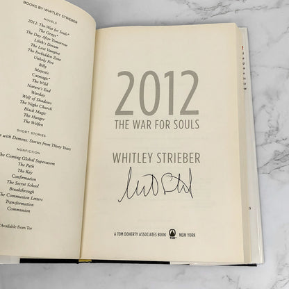 2012 by Whitley Strieber SIGNED! [FIRST EDITION • FIRST PRINTING] 2007