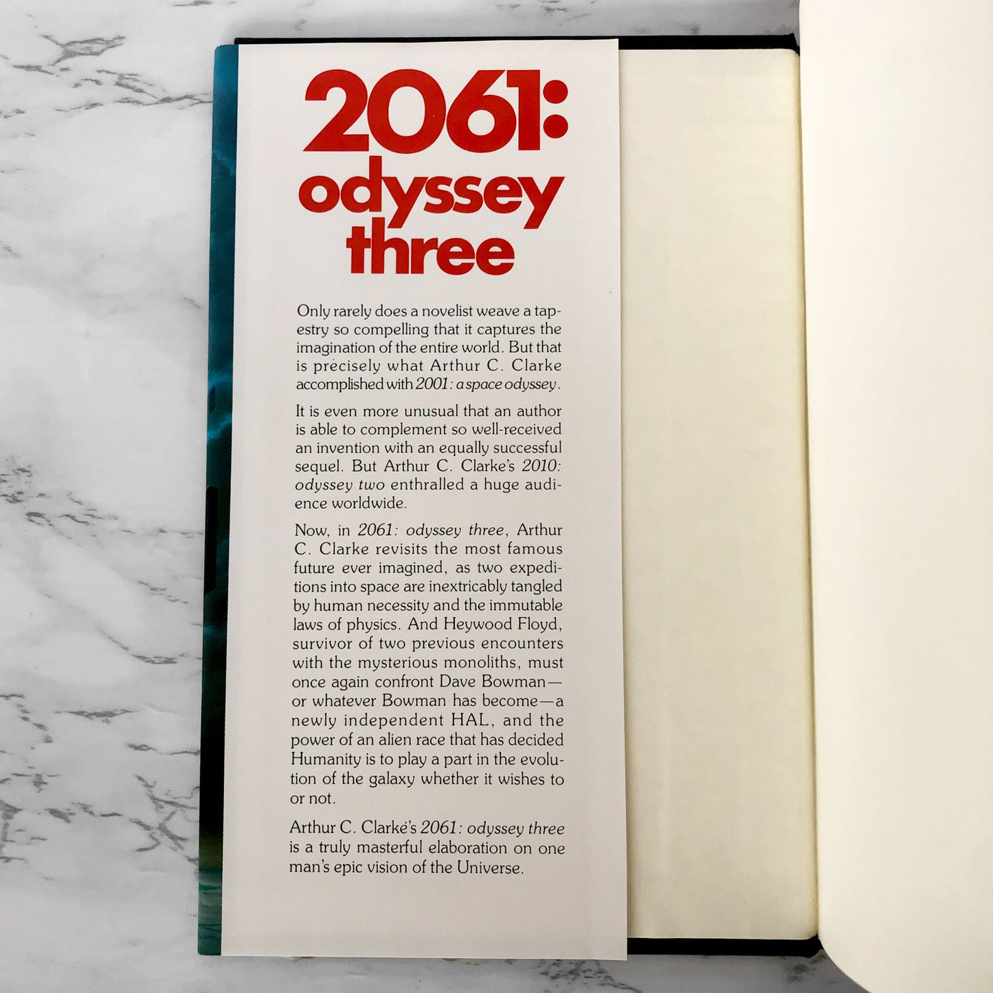 2061: Odyssey Three by Arthur C. Clarke [BOOK CLUB EDITION / 1987]