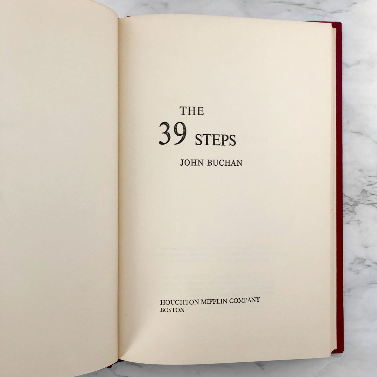 The 39 Steps by John Buchan [BOOK CLUB EDITION / 1943]