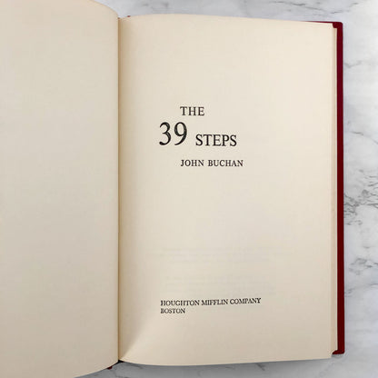 The 39 Steps by John Buchan [BOOK CLUB EDITION / 1943]