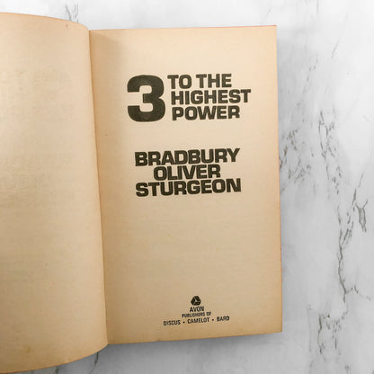 3 To the Highest Power by Ray Bradbury, Chad Oliver & Theodore Sturgeon [1968 PAPERBACK]