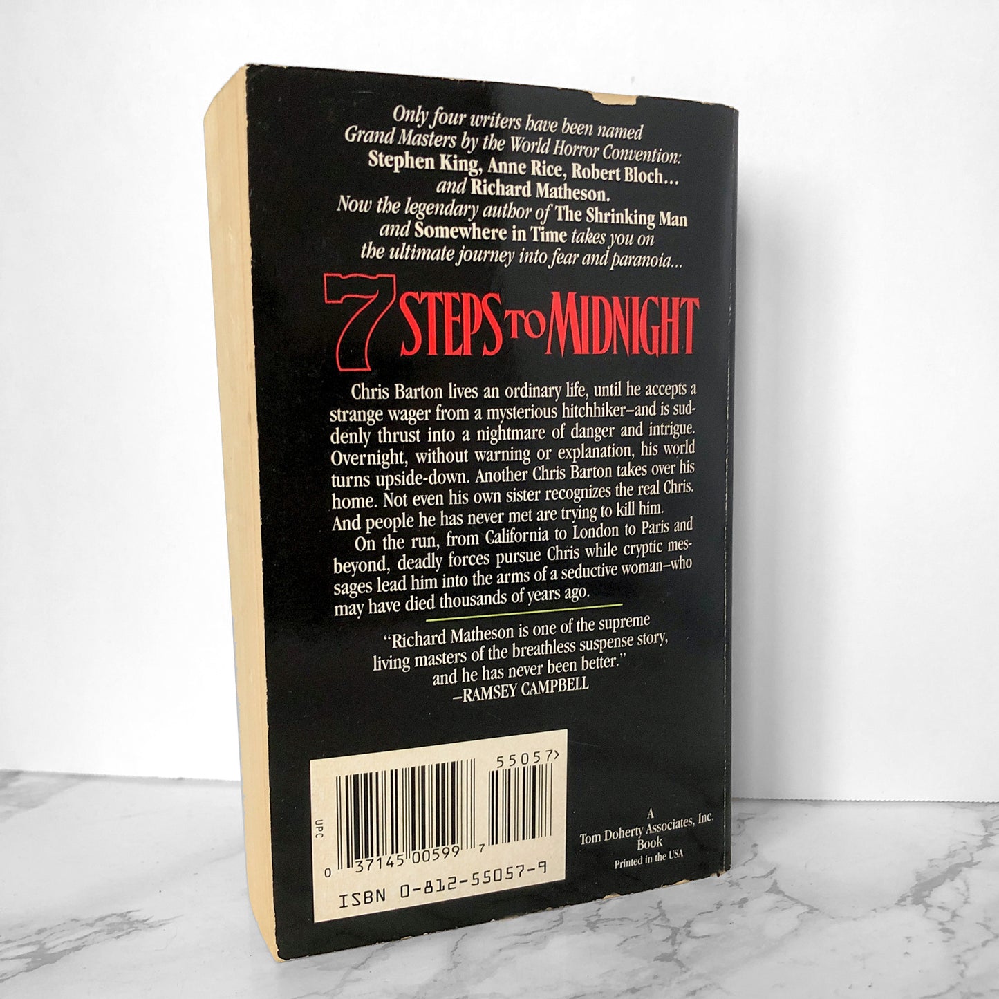 7 Steps to Midnight by Richard Matheson [FIRST PAPERBACK PRINTING]