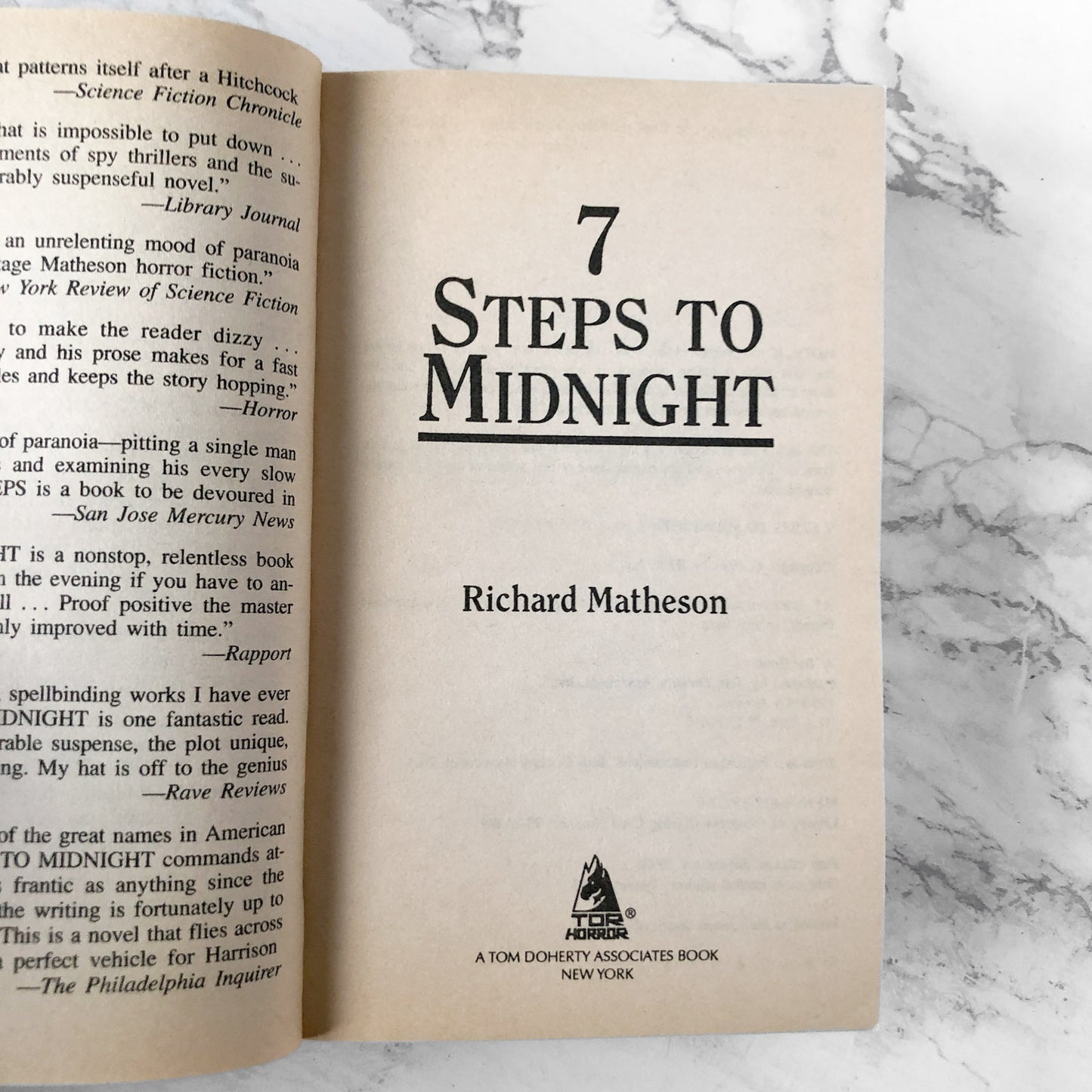 7 Steps to Midnight by Richard Matheson [FIRST PAPERBACK PRINTING]