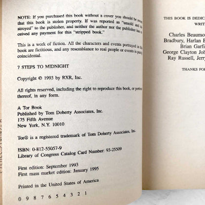 7 Steps to Midnight by Richard Matheson [FIRST PAPERBACK PRINTING]