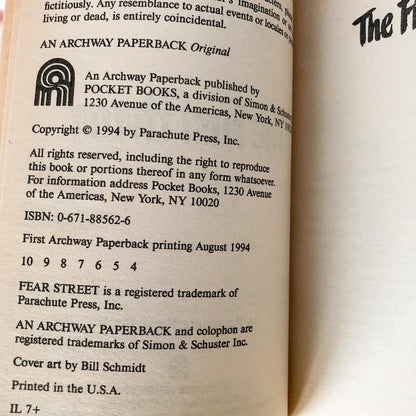99 Fear Street: The First Horror by R.L. Stine [1994 PAPERBACK]