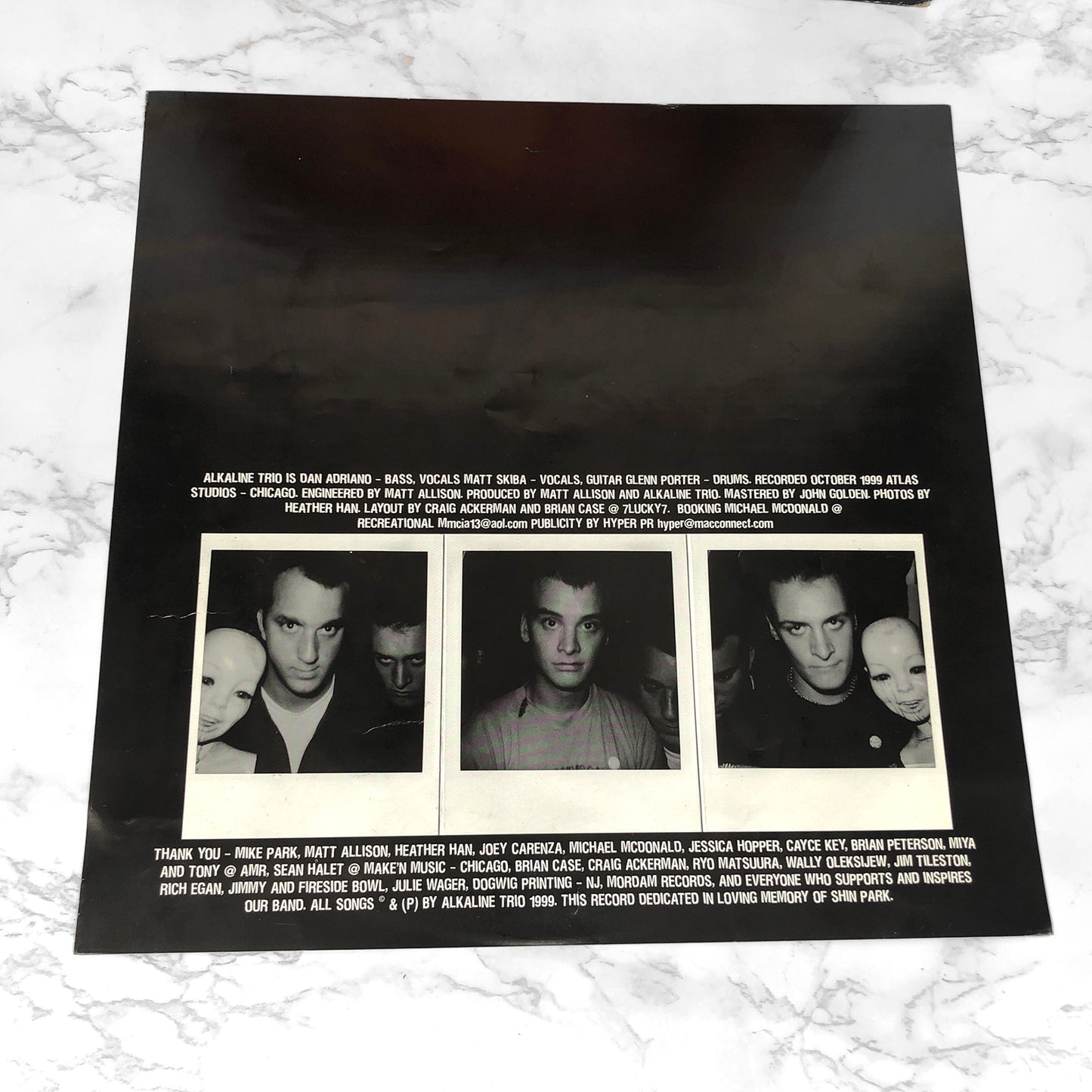 Alkaline Trio - Maybe I'll Catch Fire [FIRST PRESSING!] Vinyl LP • 2000 • Asian Man Records • 1/1000