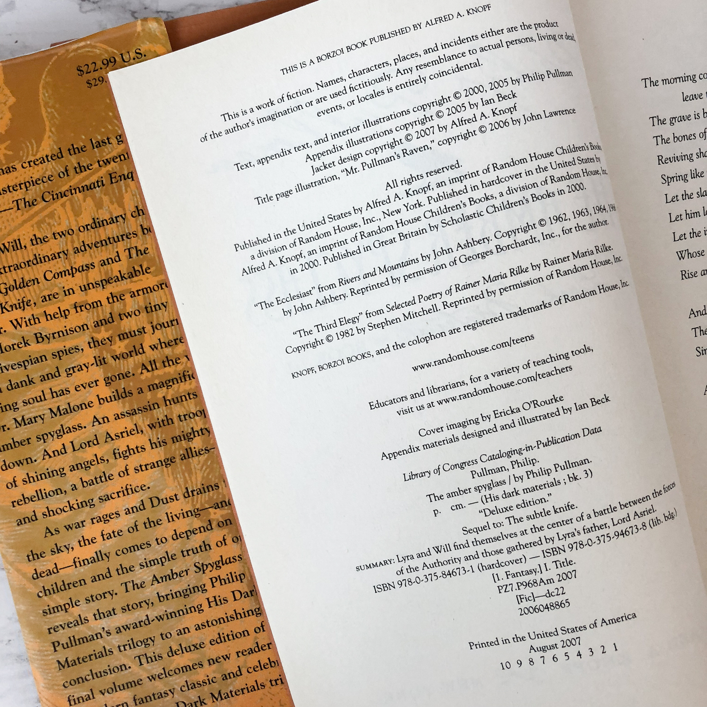 The Amber Spyglass by Philip Pullman [DELUXE EDITION] - Bookshop Apocalypse