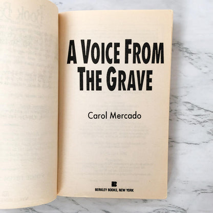 A Voice from the Grave by Carol Mercado [1996 PAPERBACK]