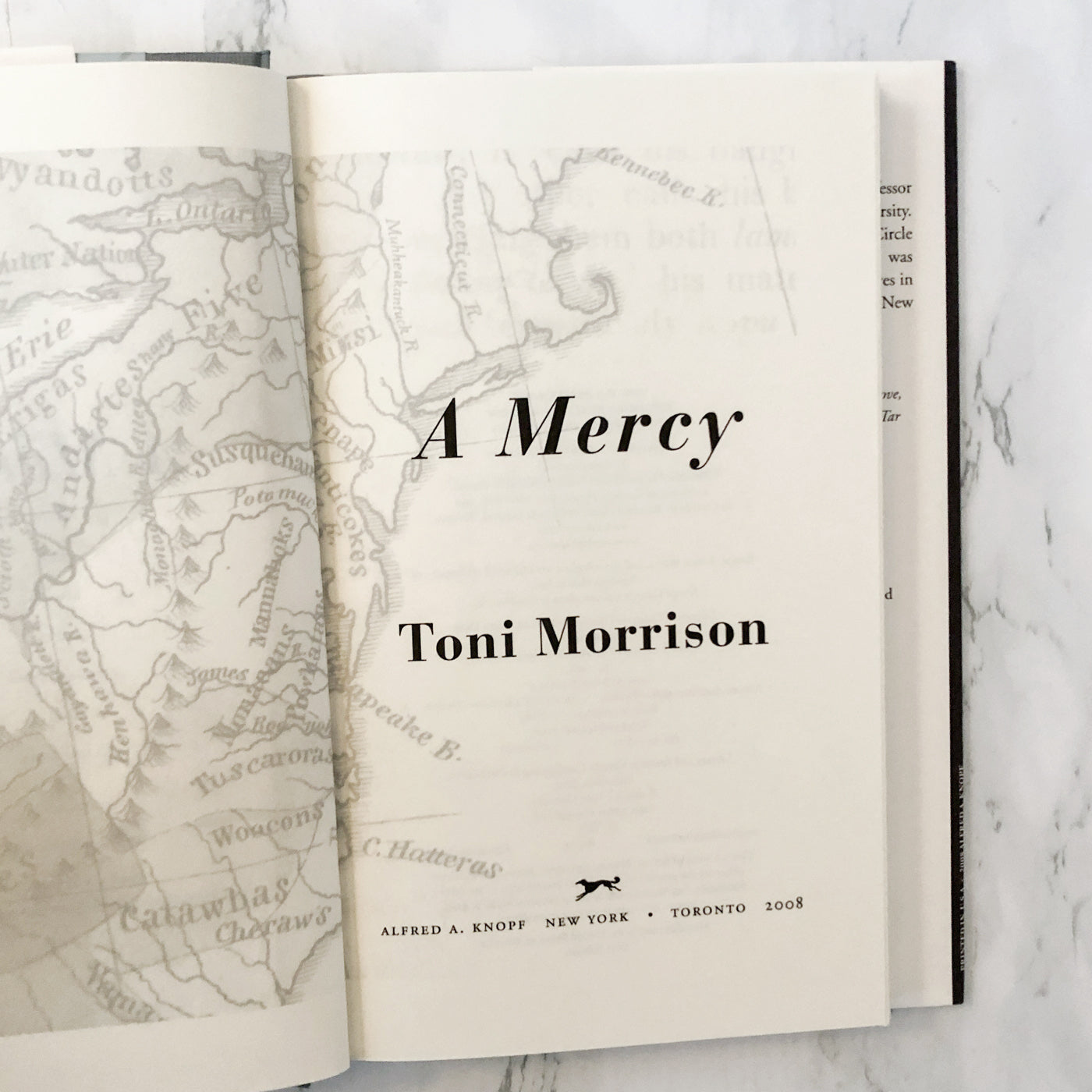 A Mercy by Toni Morrison [FIRST EDITION / FIRST PRINTING]