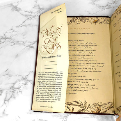 A Treasury of Great Recipes by Vincent Price & Mary Price [HARDCOVER RE-ISSUE] 1983 • G.P. Putnam