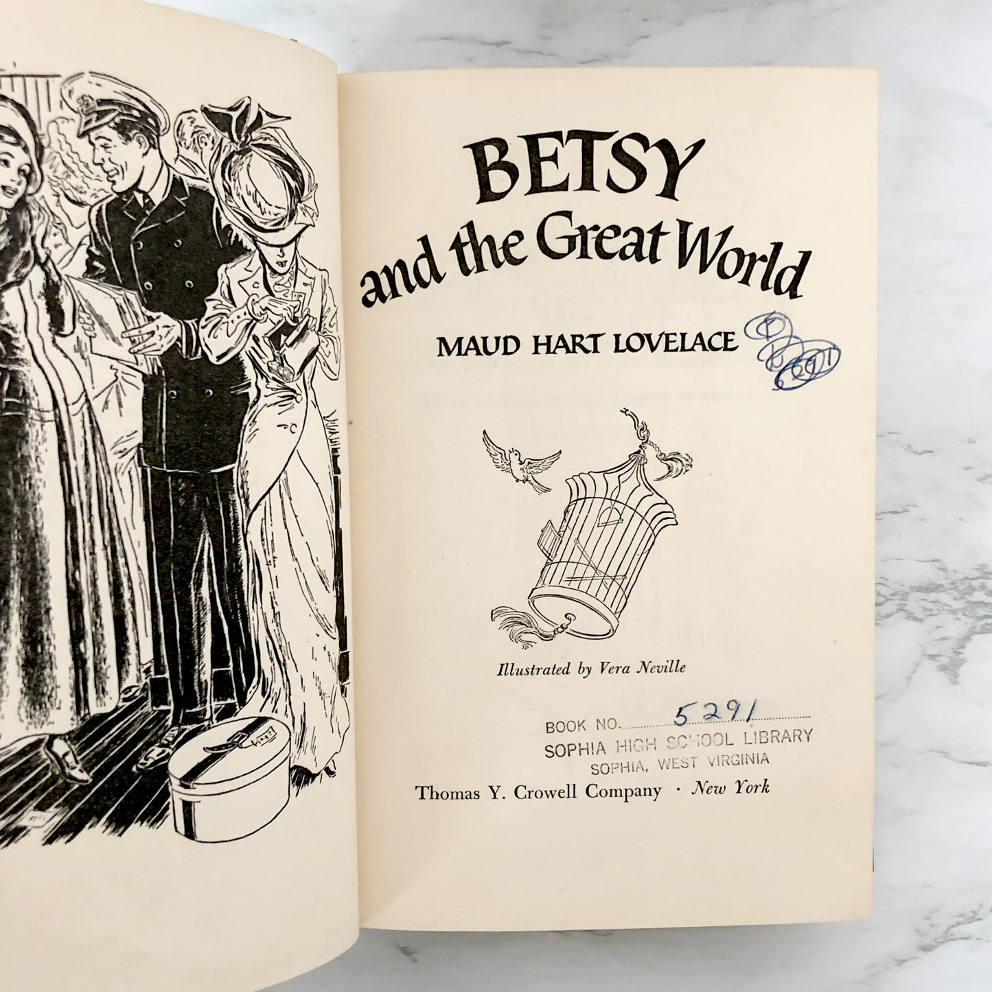 Betsy and the Great World by Maud Hart Lovelace [FIRST EDITION / 1952] Betsy-Tacy #9