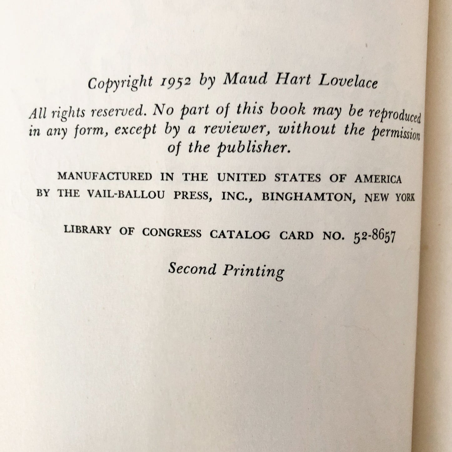 Betsy and the Great World by Maud Hart Lovelace [FIRST EDITION / 1952] Betsy-Tacy #9