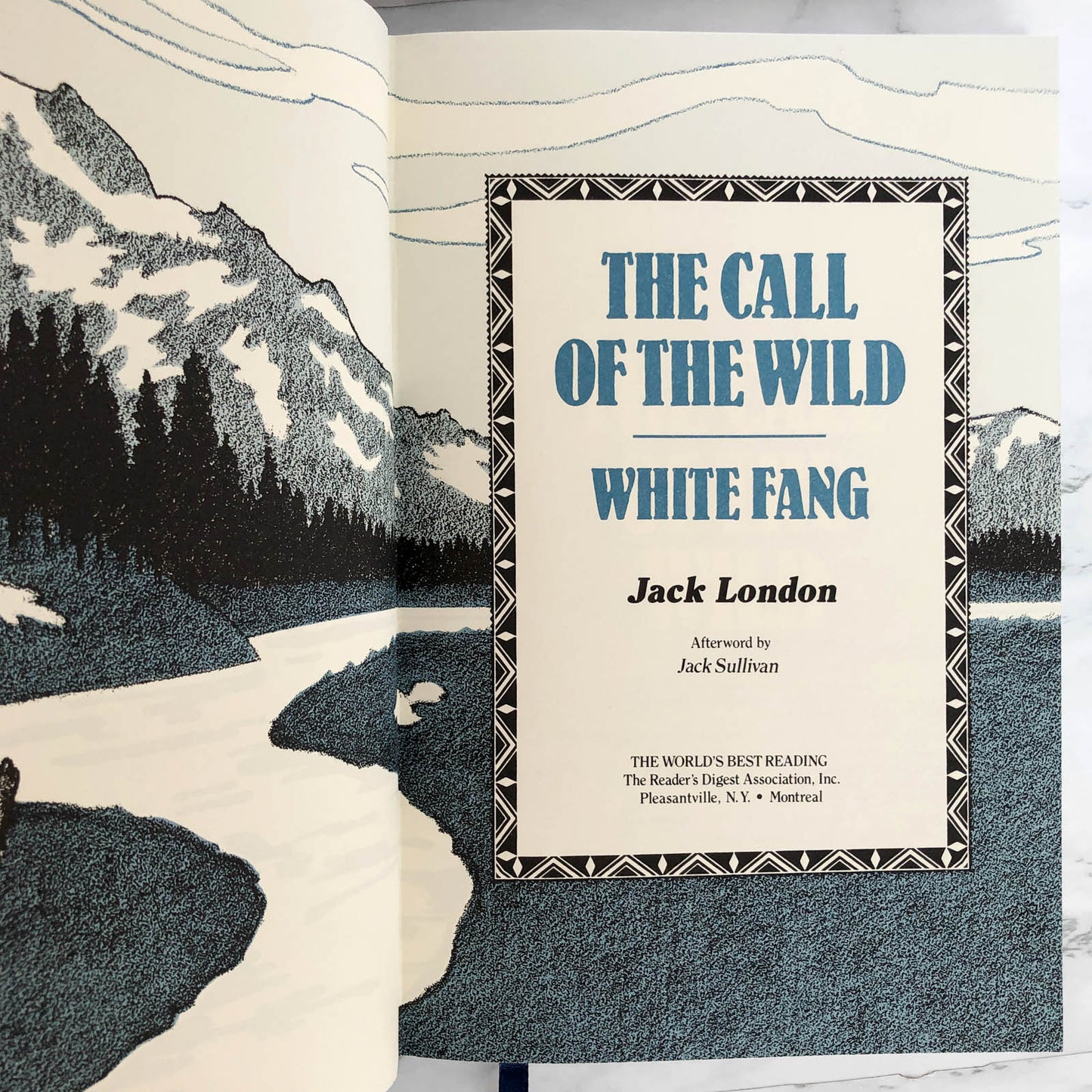 The Call of the Wild & White Fang by Jack London [ILLUSTRATED HARDCOVER] 1985