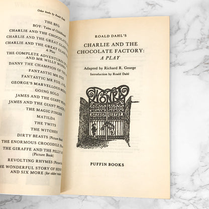 Roald Dahl's Charlie And The Chocolate Factory: A Play by Richard R. George [1979 U.K. TRADE PAPERBACK]