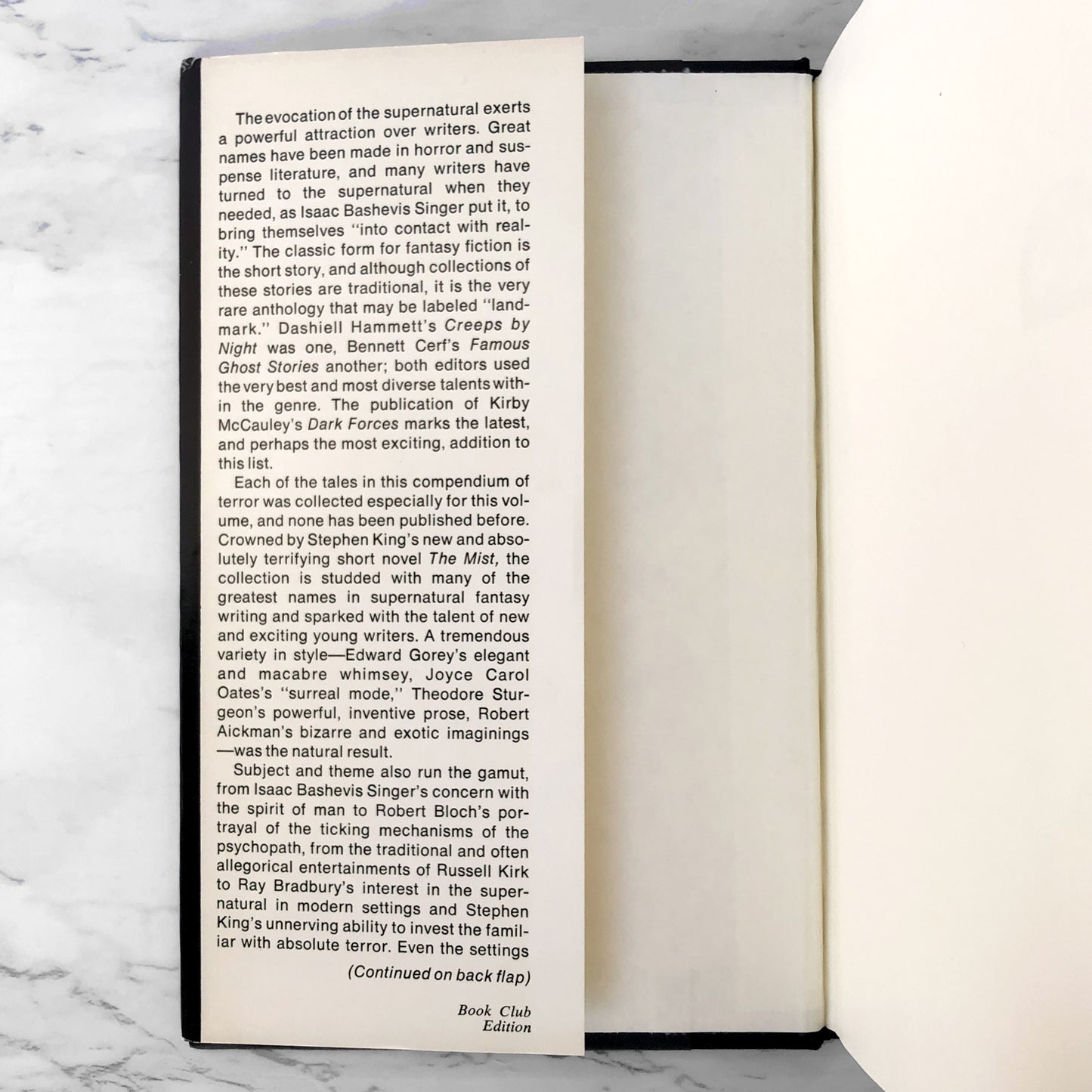 Dark Forces: New Stories of Suspense and Supernatural Horror [1980 HARDCOVER HORROR ANTHOLOGY]