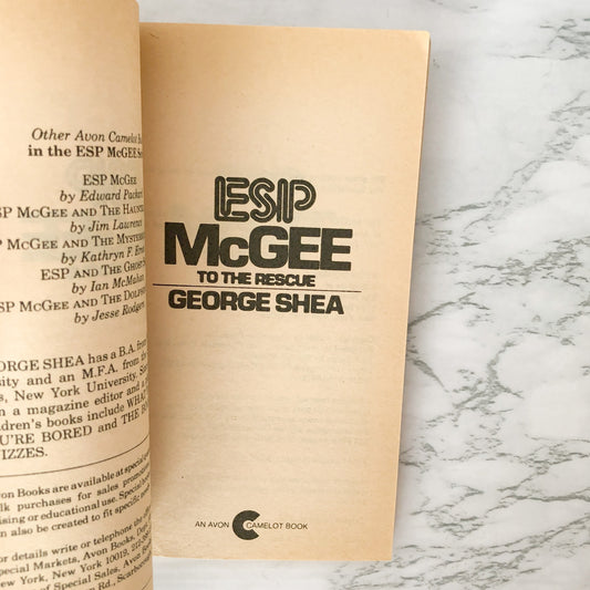 ESP McGee to the Rescue by George Shea [1984 PAPERBACK]
