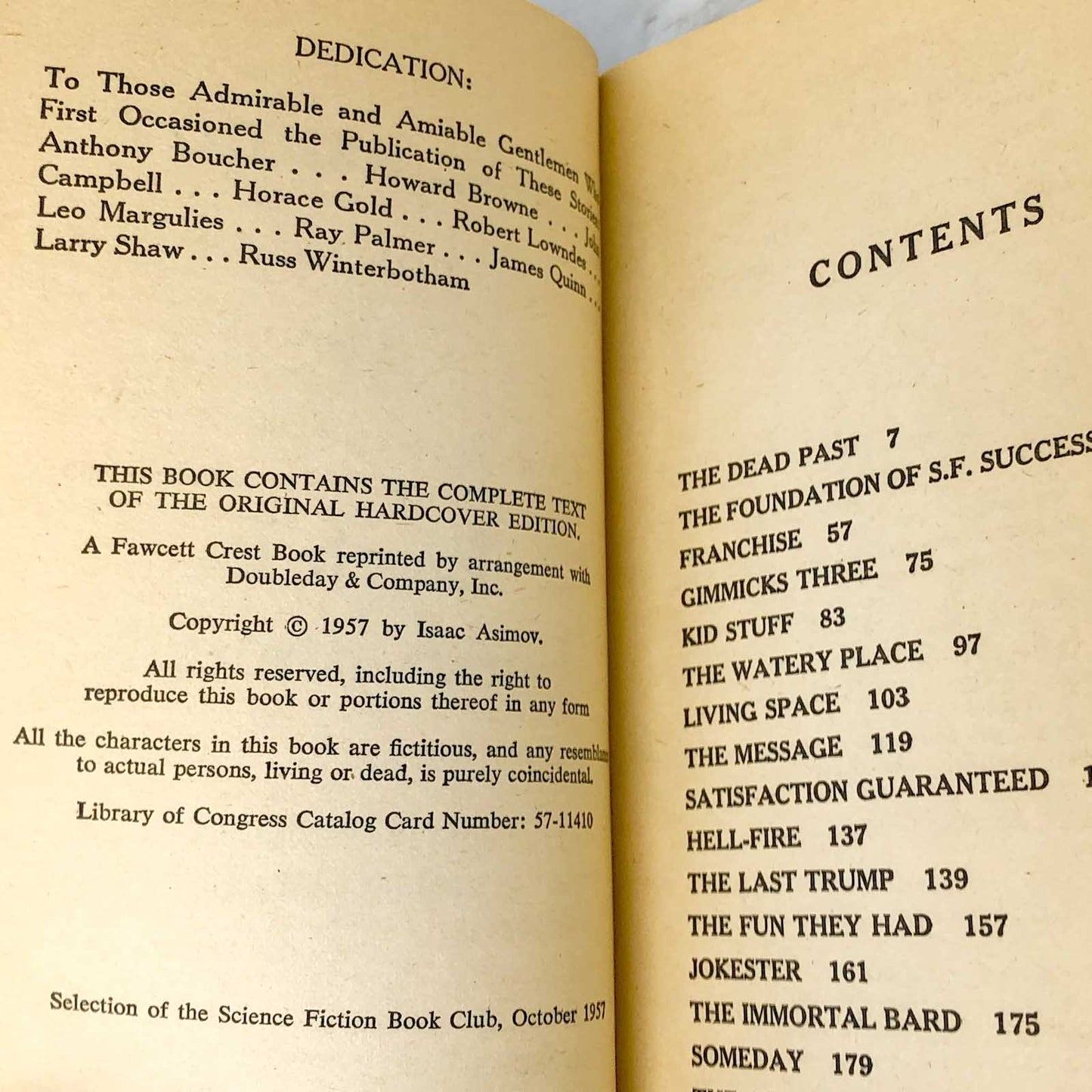 Earth Is Room Enough by Isaac Asimov [1970 PAPERBACK]