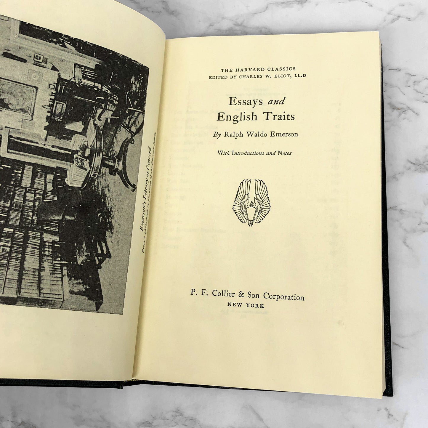 Essays & English Traits by Ralph Waldo Emerson [DELUXE EDITION HARDCOVER] 1972 • The Harvard Classics