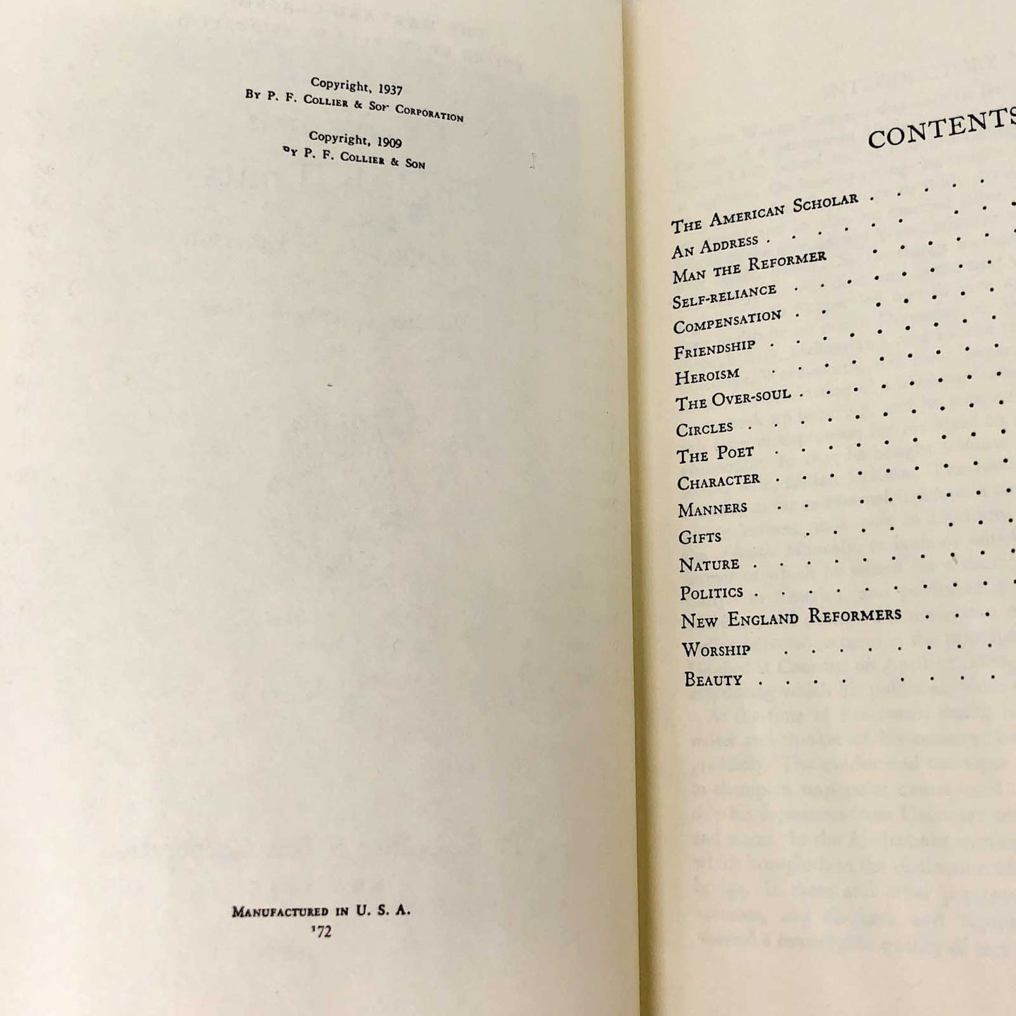 Essays & English Traits by Ralph Waldo Emerson [DELUXE EDITION HARDCOVER] 1972 • The Harvard Classics