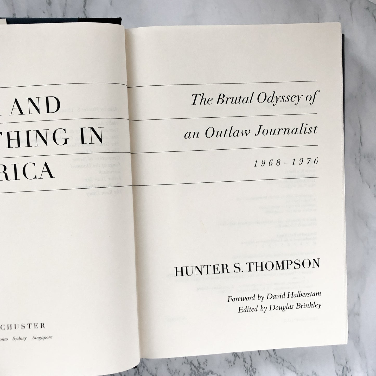 Fear and Loathing in America by Hunter S. Thompson [FIRST EDITION] - Bookshop Apocalypse