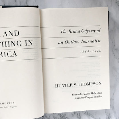 Fear and Loathing in America by Hunter S. Thompson [FIRST EDITION] - Bookshop Apocalypse