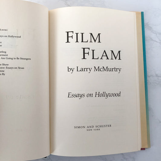 Film Flam: Essays on Hollywood by Larry McMurtry [FIRST EDITION / FIRST PRINTING] - Bookshop Apocalypse