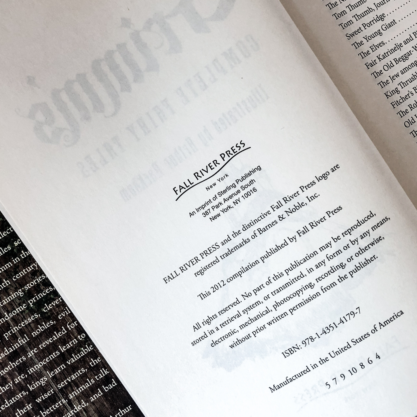 Grimm's Complete Fairy Tales [2012 HARDCOVER ANTHOLOGY] - Bookshop Apocalypse